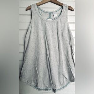 IVIVVA by LULULEMON girls size 10 flowy light grey tank